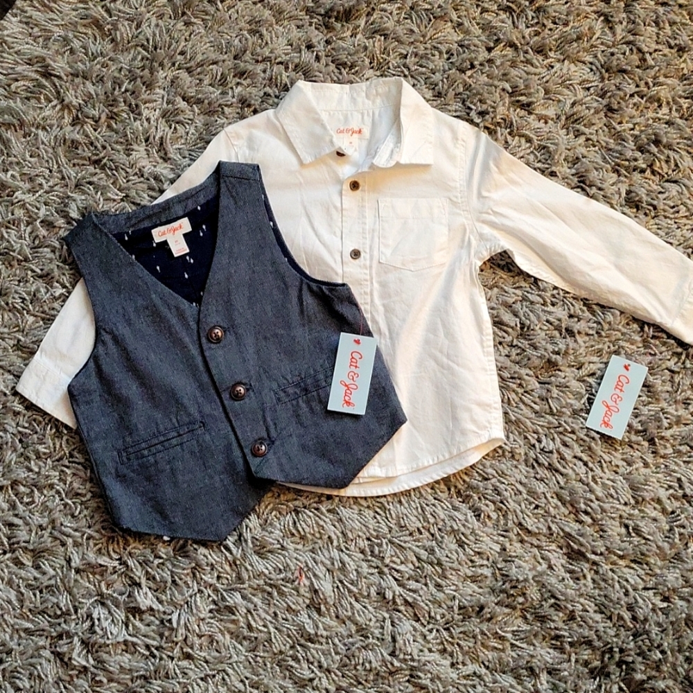 Toddler Dress Shirt & Vest